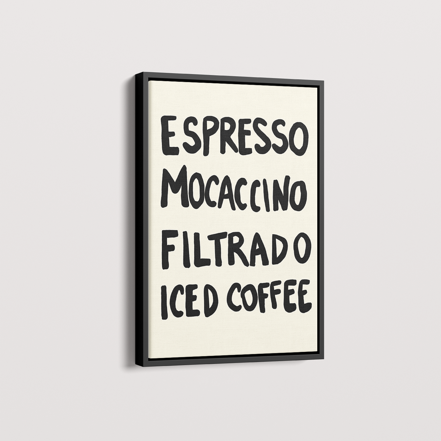 Quadro Menu do dia por Bruna Miyuki