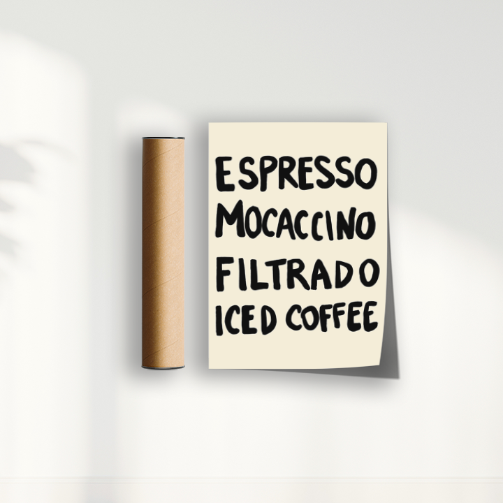 Quadro Menu do dia por Bruna Miyuki