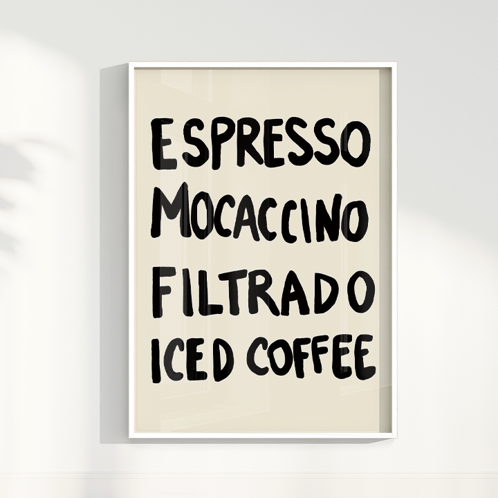 Quadro Menu do dia por Bruna Miyuki