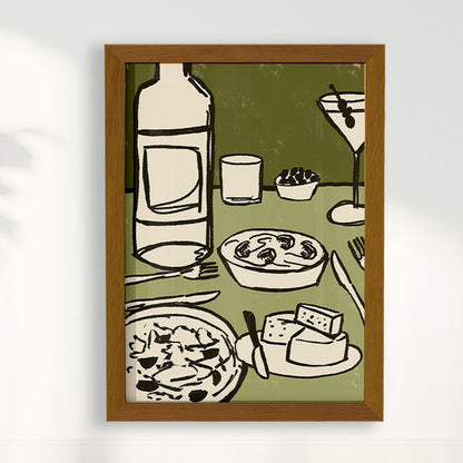 Quadro Mesa Posta por Bruna Miyuki