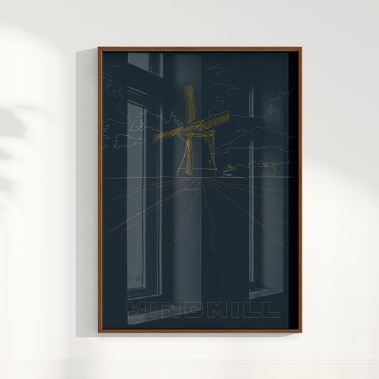 Quadro Moinho por João de Rossi