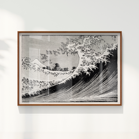 Quadro cem Vistas do Monte Fuji por Katsushika Hokusai