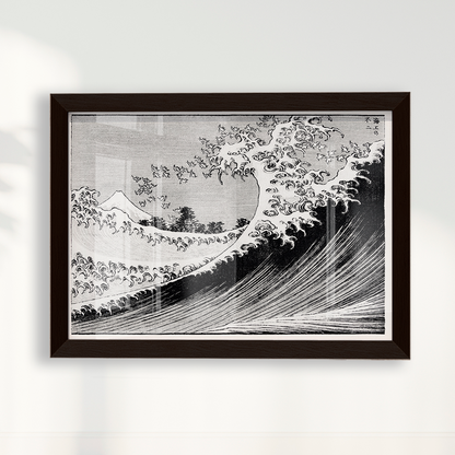 Quadro cem Vistas do Monte Fuji por Katsushika Hokusai