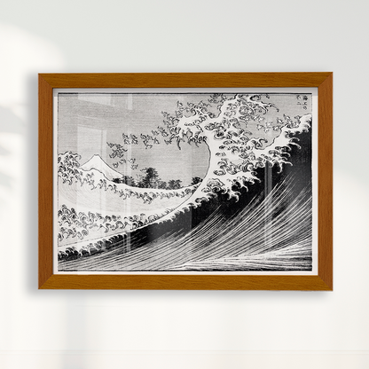 Quadro cem Vistas do Monte Fuji por Katsushika Hokusai