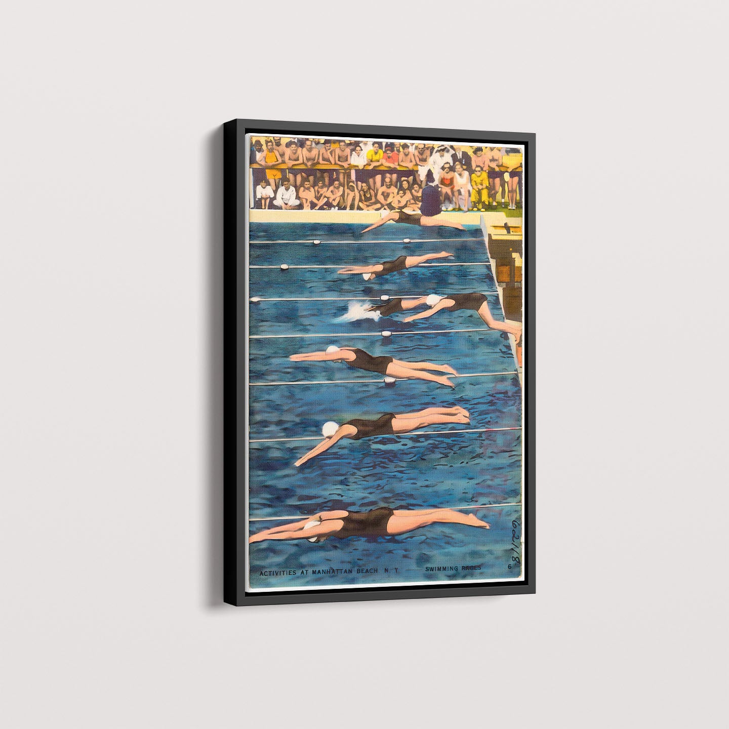 Quadro Natação Vintage