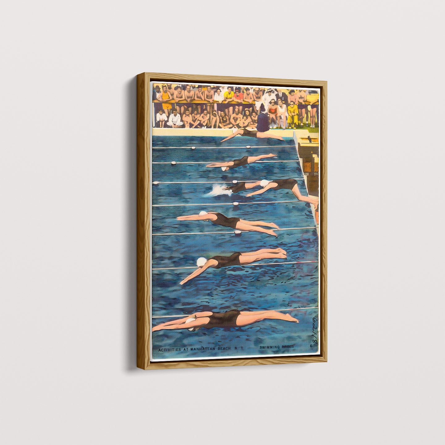 Quadro Natação Vintage