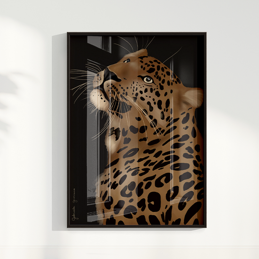 Quadro Onça Pintada por Intui.Art