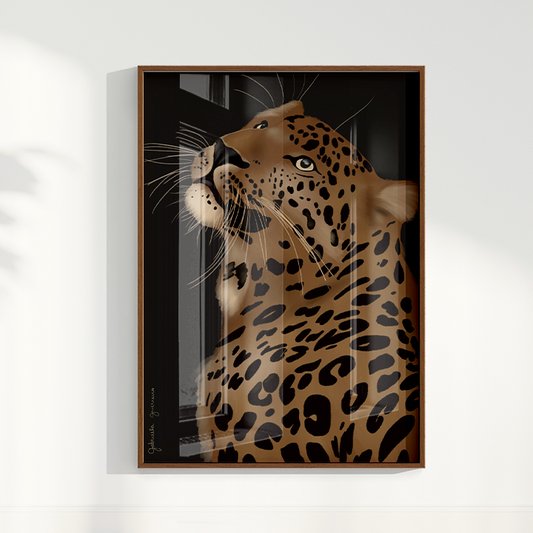 Quadro Onça Pintada por Intui.Art