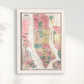 Mapa vintage Nova York