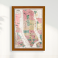 Mapa vintage Nova York