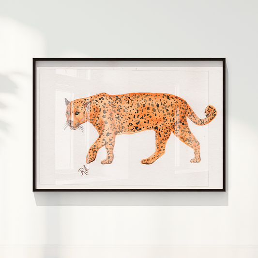 Quadro Onça 3 por Rayana Karoline