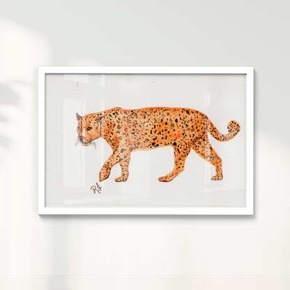 Quadro Onça 3 por Rayana Karoline