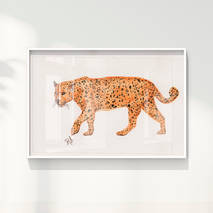 Quadro Onça 3 por Rayana Karoline
