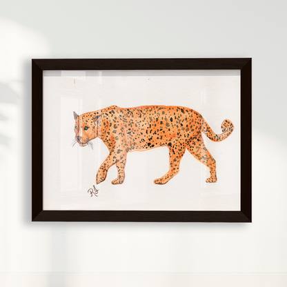Quadro Onça 3 por Rayana Karoline