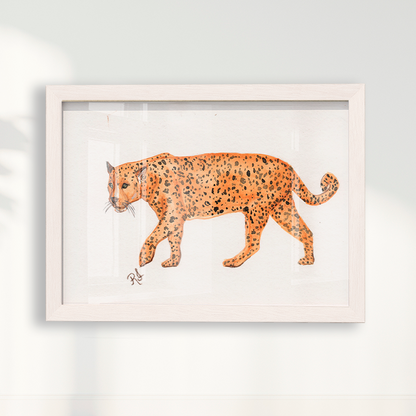Quadro Onça 3 por Rayana Karoline