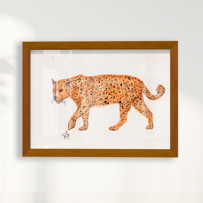 Quadro Onça 3 por Rayana Karoline