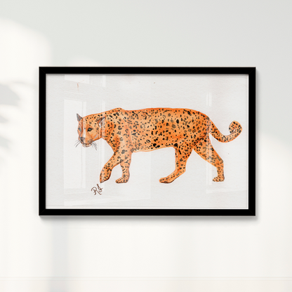 Quadro Onça 3 por Rayana Karoline