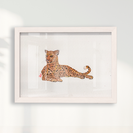 Quadro Onça 4 por Rayana Karoline