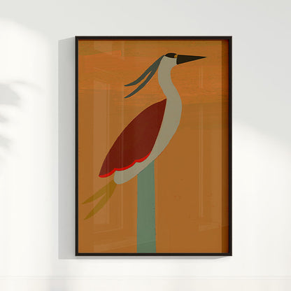 Quadro Pássaro I por Heloisa Camargo