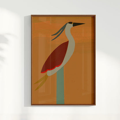 Quadro Pássaro I por Heloisa Camargo