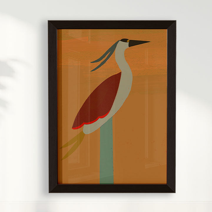 Quadro Pássaro I por Heloisa Camargo