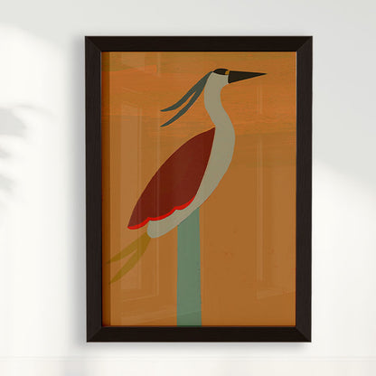 Quadro Pássaro I por Heloisa Camargo