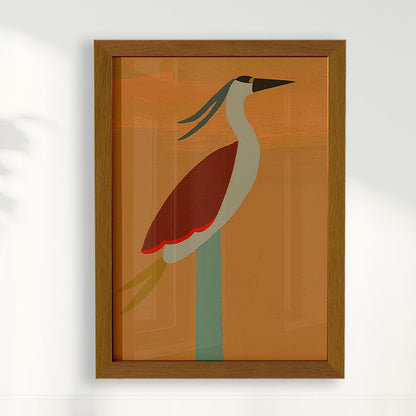 Quadro Pássaro I por Heloisa Camargo