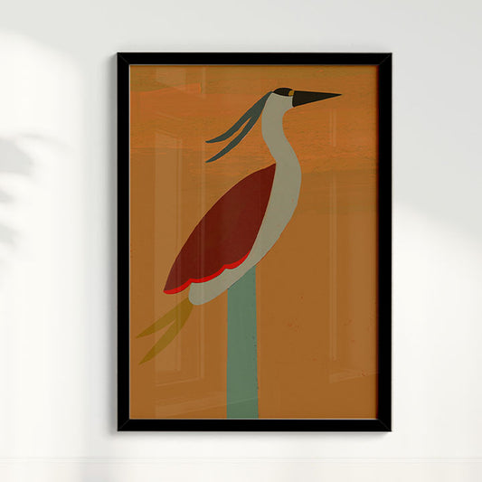 Quadro Pássaro I por Heloisa Camargo