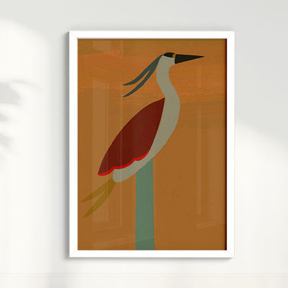 Quadro Pássaro I por Heloisa Camargo