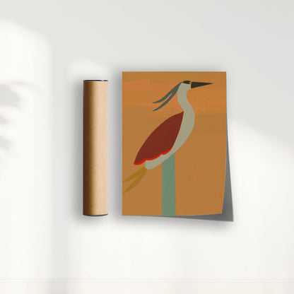 Quadro Pássaro I por Heloisa Camargo
