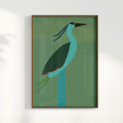 Quadro Pássaro II por Heloisa Camargo