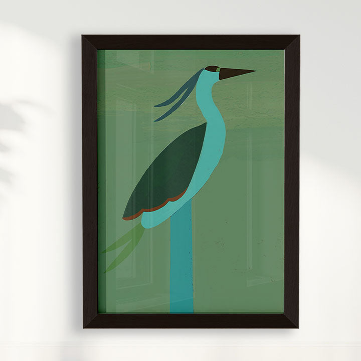 Quadro Pássaro II por Heloisa Camargo