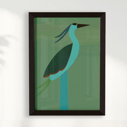 Quadro Pássaro II por Heloisa Camargo