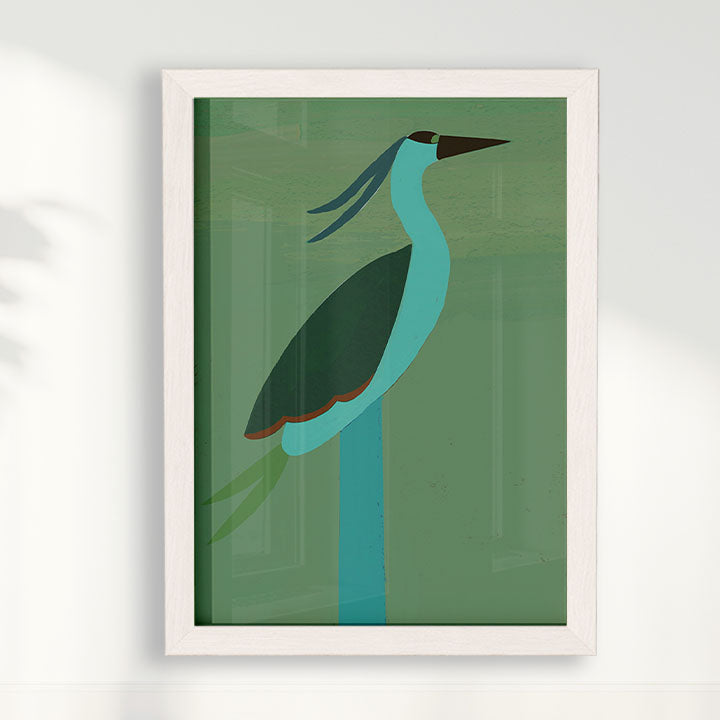 Quadro Pássaro II por Heloisa Camargo