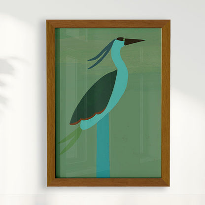 Quadro Pássaro II por Heloisa Camargo