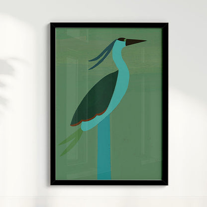 Quadro Pássaro II por Heloisa Camargo