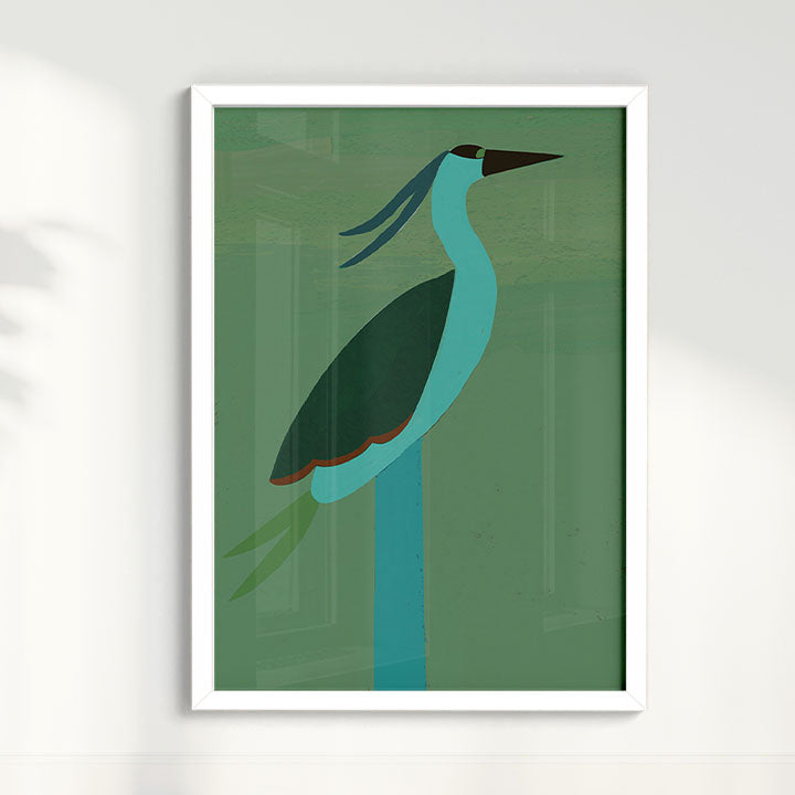 Quadro Pássaro II por Heloisa Camargo