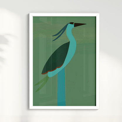 Quadro Pássaro II por Heloisa Camargo