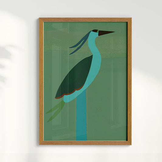 Quadro Pássaro II por Heloisa Camargo