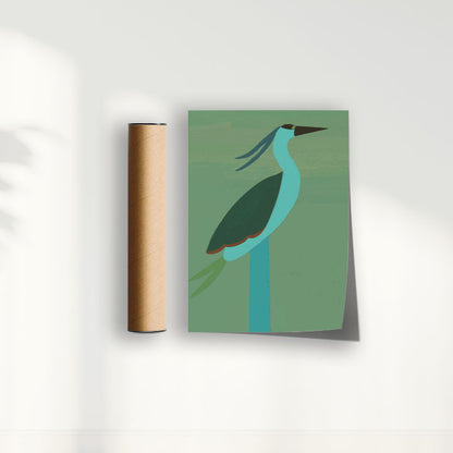 Quadro Pássaro II por Heloisa Camargo
