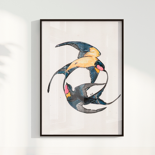 Quadro Aquarelando 21 por Rayana Karoline