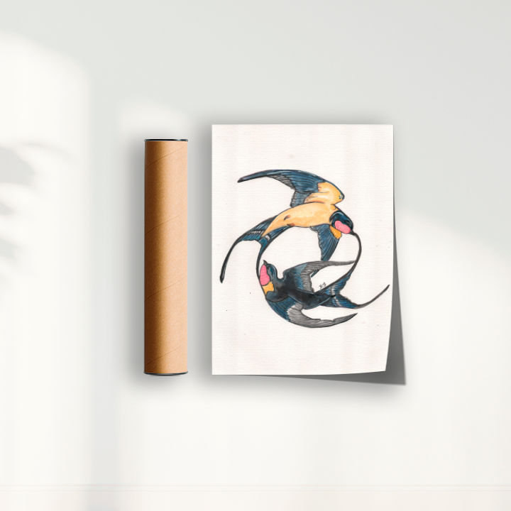 Quadro Aquarelando 21 por Rayana Karoline