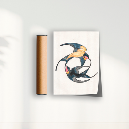 Quadro Aquarelando 21 por Rayana Karoline
