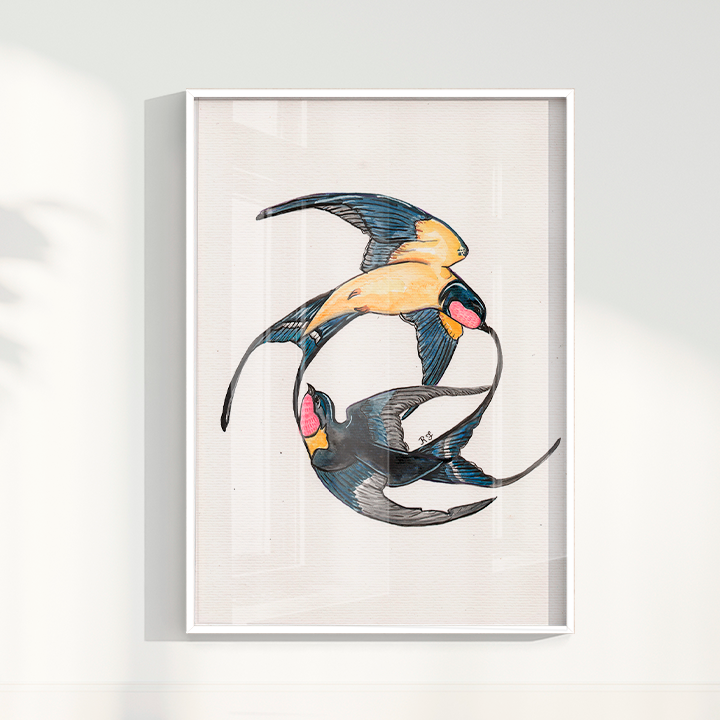 Quadro Aquarelando 21 por Rayana Karoline