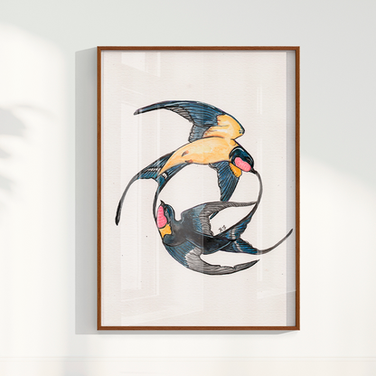Quadro Aquarelando 21 por Rayana Karoline