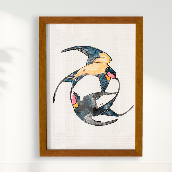 Quadro Aquarelando 21 por Rayana Karoline