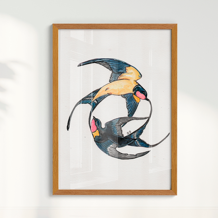 Quadro Aquarelando 21 por Rayana Karoline