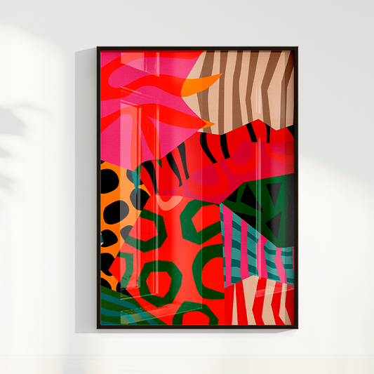 Patchwork Abstrato por Mário Soares