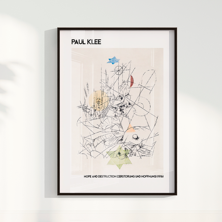 Paul Klee Hope and Destruction (Zerstörung und Hoffnung)