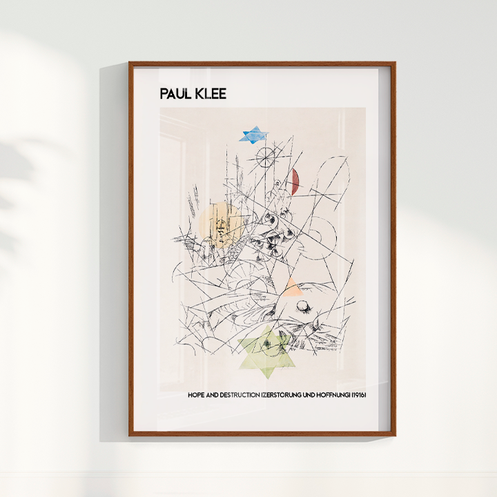 Paul Klee Hope and Destruction (Zerstörung und Hoffnung)
